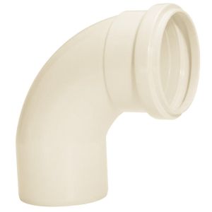 Curva 90 75mm Pvc Esgoto Branco Amanco