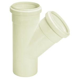 Junção Simples 50mm Pvc Esgoto Branco Amanco