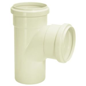 Tee 40mm Pvc Esgoto Branco Amanco