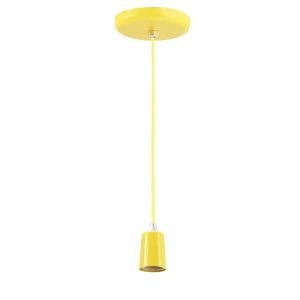 Pendente Dital Vision 1 Lâmpada Amarelo