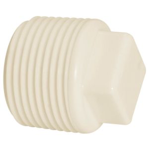 Plug 1/2" Pvc Roscável Branco Amanco