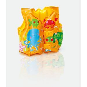 Colete Inflável Infantil Intex Peixinho 41x30cm Amarelo