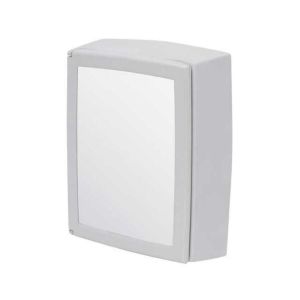 Espelheira para Banheiro Astra 36,9x30cm PVC Branco A52