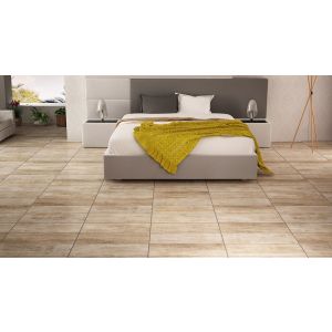 Piso Cerâmico Sancho Bege Bold Acetinado 62,2x62,2 Ilhabella