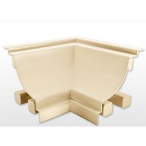 União de Canto Interno PVC 4 Peças 30x40mm Nogueira Plastilit