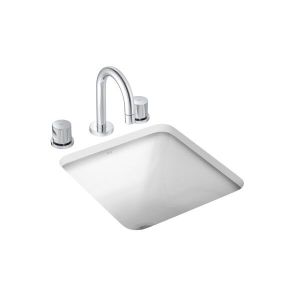 Cuba para Banheiro de Embutir Quadrada 35x35 Branco Gelo L.415.17 Deca