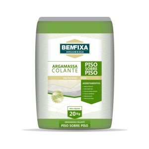 Argamassa Piso Sobre Piso Bemfixa 20Kg Cinza