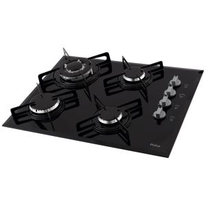 Cooktop a Gás Chef 4 Bocas Tripla Chama Preto Philco