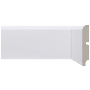 Rodapé Poliestireno Moderna 550 10cmx2,4m Branco Santa Luzia