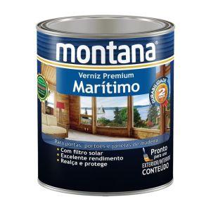 Verniz Marítimo Premium 900ml Transparente Acetinado Montana