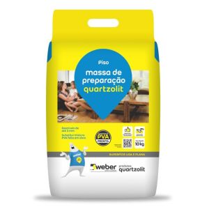 Argamassa Massa de Preparação 10kg Cinza Quartzolit