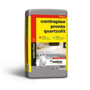 Argamassa Contrapiso 20kg Cinza Quartzolit