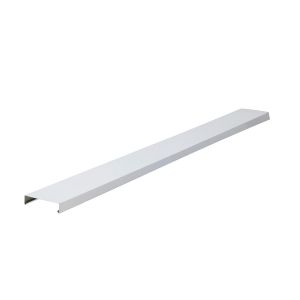 Rufo Galvanizado Calha Forte Capa 2m para Muro 17cm Branco