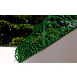 Kit Protetor Perimetral Galvanizado 45cmx5m Verde Calha Forte