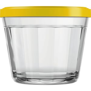 Pote Americano Redondo com Tampa Cor Sortida 150ml Nadir