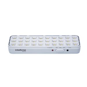 Luminária de Emergência Intelbras LDE30L 30 LEDs Branca Bivolt