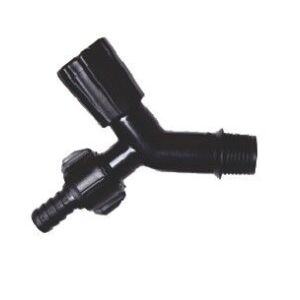 Torneira para Jardim 1/2" Preta Hidrofama
