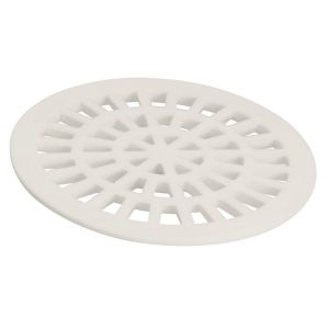 Grelha para Caixa Sifonada 100mm N1 Branco Redondo Amanco