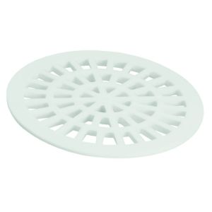 Grelha para Caixa Sifonada 150mm N3 Branco Redondo Amanco