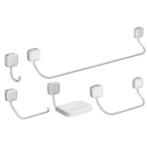 Kit de Acessórios para Banheiro Pix 5 Peças Cromado Deca