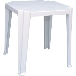 Mesa de Plástico Tambaú Quadrada 68x68 Branca Tramontina