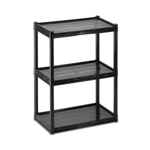 Estante Arthi Multiuso 70x55x30cm 3 Prateleiras Preta