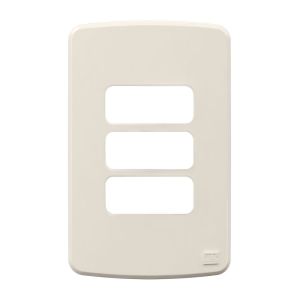 Placa 4"x2" Weg Composé 3 Módulos Marfim