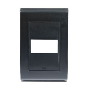 Placa 4"x2" Weg Refinatto Style 1 Módulo Preta