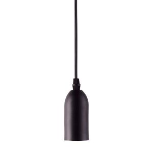 Pendente Taschibra 1 Lâmpada Dot Metal E27 Preto