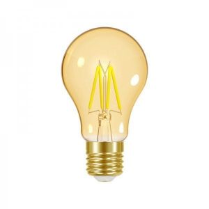 Lâmpada LED Dimerizável Taschibra A60 Vintage 4W E27 Luz Âmbar