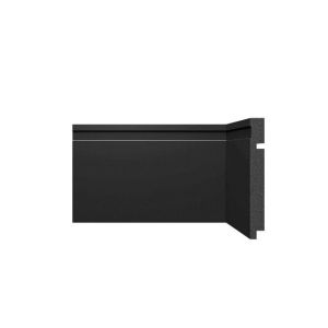 Rodapé Poliestireno 3480 Black 15x2,4 Santa Luzia
