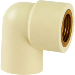 Joelho Transição 90° 22mmx1/2" Cpvc Super Branco Amanco