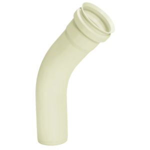 Curva Longa 45 75mm Pvc Esgoto Branco Amanco