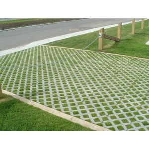 Lajota Concregrama Cinza 40x40 Machado Pré-Moldados