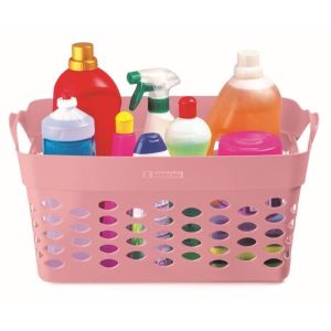 Cesto Multiuso Flexível 22L Rosa Sanremo