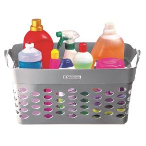 Cesto Multiuso Flexível 22L Cinza Sanremo