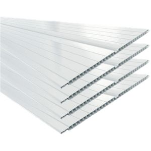 Forro PVC 8mmx20cmx6m Gemini Branco Neve Pro Forma