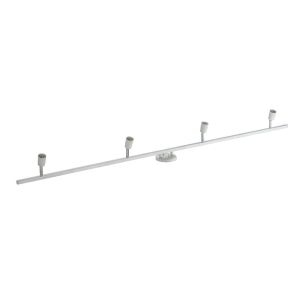 Spot Trilho Vitralux Bali 4 Lâmpadas 2m 20w E27 Branco