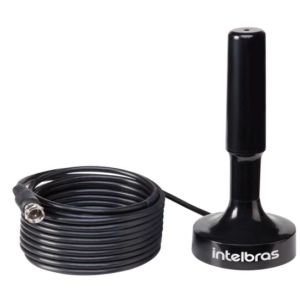 Antena Interna TV UHF-HDTV Preta Intelbrás