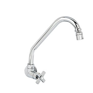 Torneira para Cozinha de Parede Bica Alta 1/2" Fluxo C38 Cromado Addra