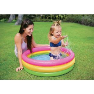 Piscina Infantil Redonda Intex 56L Colorida