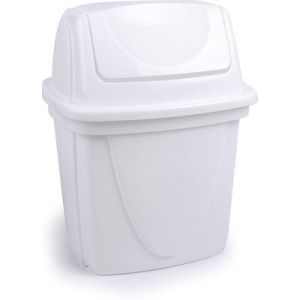 Lixeira para Pia Basculante Plasútil 6,5L Branca