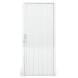 Porta Sanfonada PVC 210x60cm Branca Pro Forma