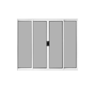 Janela de Correr Alumínio CRV Classic 120x150cm 4 Folhas Branca