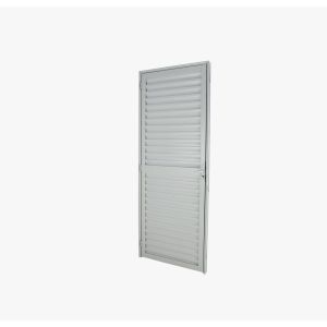 Porta de Abrir Alumínio CRV Nobre 2,1x0,8m Branca Direita