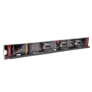 Kit Trilho Elétrico 3 Spots Led Elegance Luz Amarela Avant