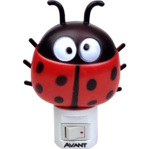 Luz Noturna LED Avant Joaninha 1W 3000K Amarela