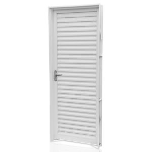 Porta de Abrir Aço CRV Ideal 2,15x0,84m Branca Direita