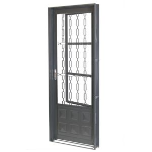 Porta de Abrir Aço CRV 2,15x0,84m Standard Cinza Esquerda R6,5 203601