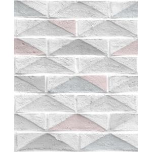 Papel de Parede Diagonal 0,53x10m Tijolo RS 104884